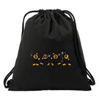 Bitcoin Cartoon Characters Drawstring Bag