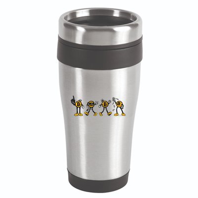 Bitcoin Cartoon Characters 16oz Travel Tumbler