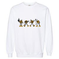 Bitcoin Cartoon Characters Garment-Dyed Sweatshirt