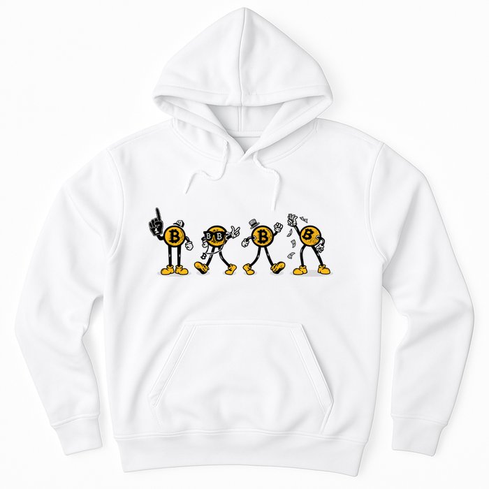 Bitcoin Cartoon Characters Hoodie