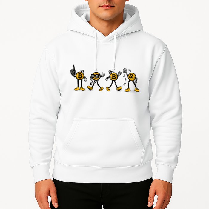 Bitcoin Cartoon Characters Hoodie