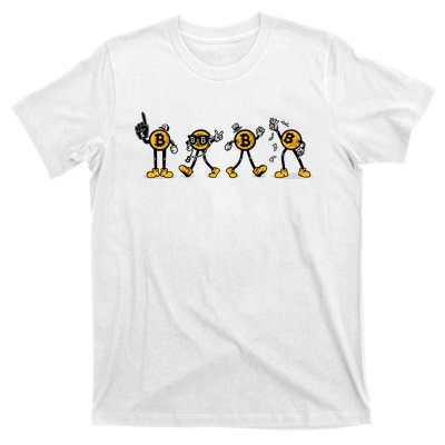 Bitcoin Cartoon Characters T-Shirt