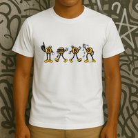Bitcoin Cartoon Characters T-Shirt
