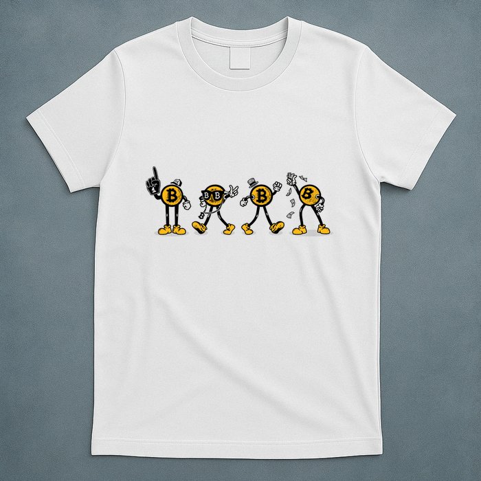 Bitcoin Cartoon Characters T-Shirt