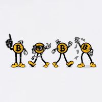 Bitcoin Cartoon Characters T-Shirt