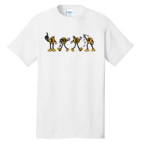 Bitcoin Cartoon Characters Tall T-Shirt