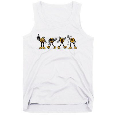 Bitcoin Cartoon Characters Tank Top