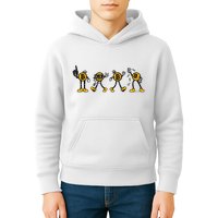 Bitcoin Cartoon Characters Kids Hoodie