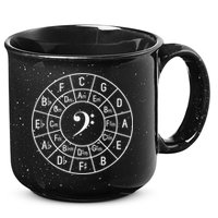 Bass Clef Circle Of Fifths Musician Composer 15oz Campfire Ceramic Mug