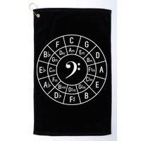 Bass Clef Circle Of Fifths Musician Composer Golf Towel
