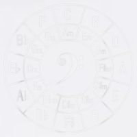 Bass Clef Circle Of Fifths Musician Composer Garment-Dyed Sweatshirt