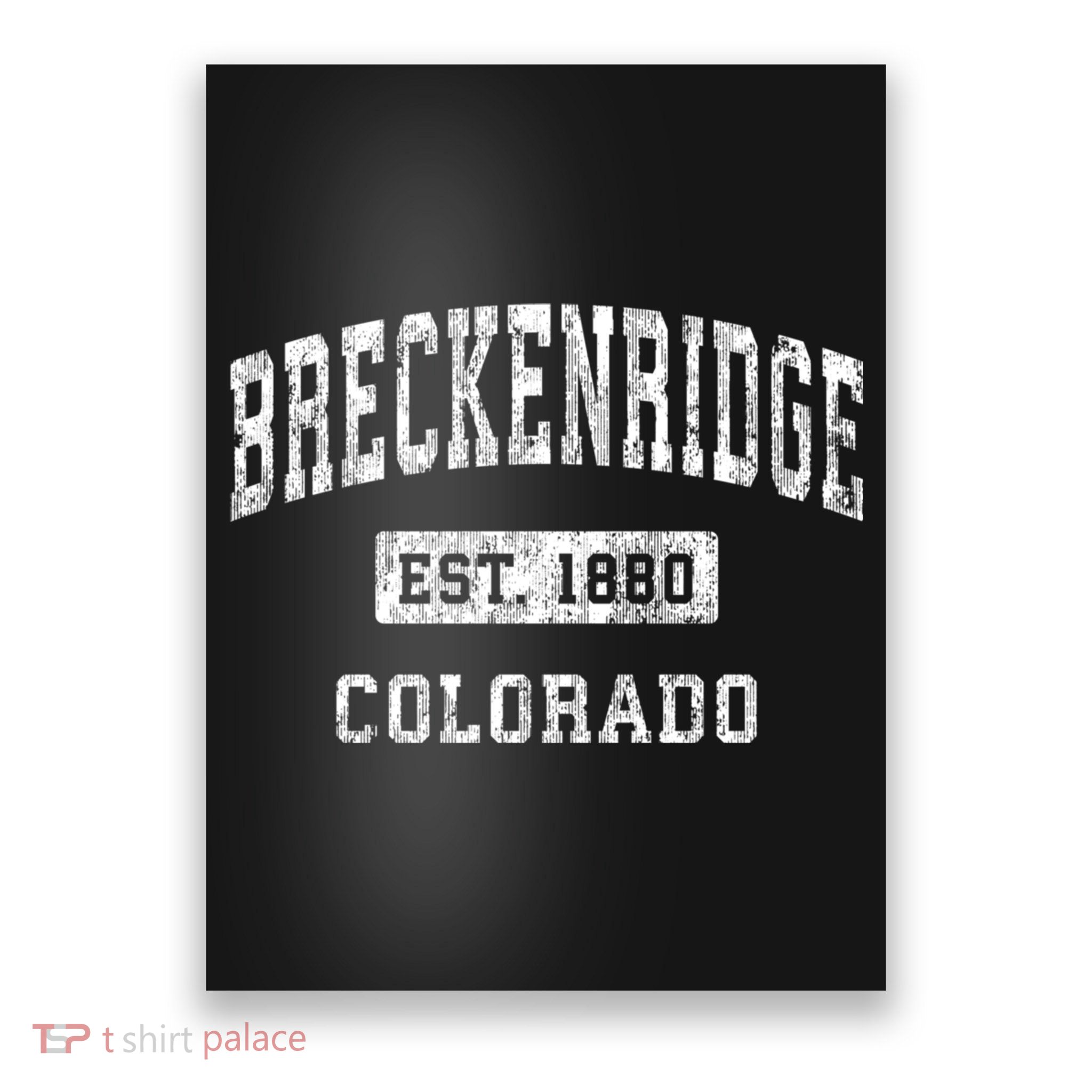 Breckenridge Colorado Co Vintage Established Sports Poster