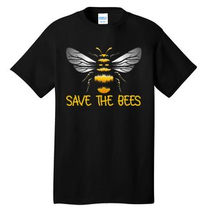 Bumblebee Climate Change Plant These Save the Bees Tall T-Shirt