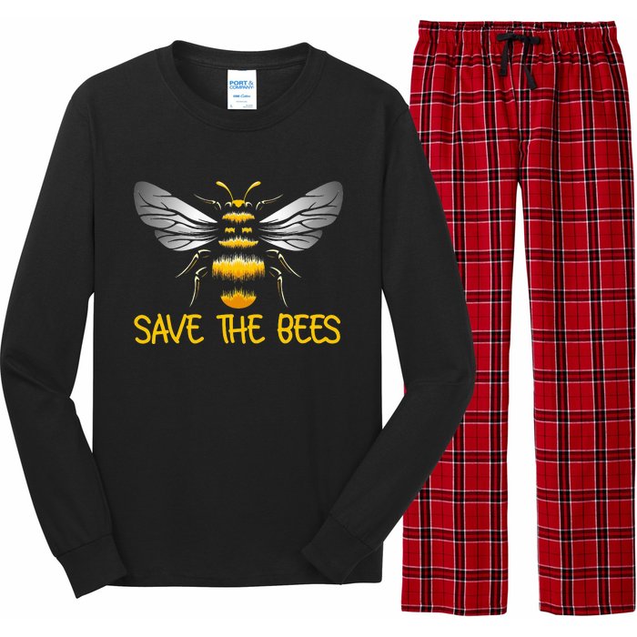 Bumblebee Climate Change Plant These Save the Bees Long Sleeve Pajama Set