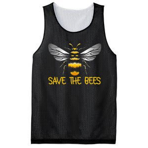 Bumblebee Climate Change Plant These Save the Bees Mesh Reversible Basketball Jersey Tank