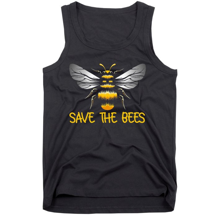 Bumblebee Climate Change Plant These Save the Bees Tank Top