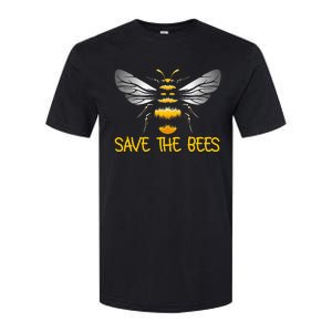 Bumblebee Climate Change Plant These Save the Bees Softstyle CVC T-Shirt