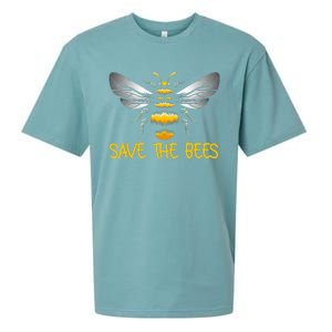 Bumblebee Climate Change Plant These Save the Bees Sueded Cloud Jersey T-Shirt