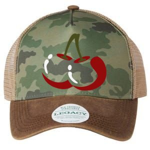 Big Cherry Costume Cute Easy Vegetable Halloween Gift Legacy Tie Dye Trucker Hat