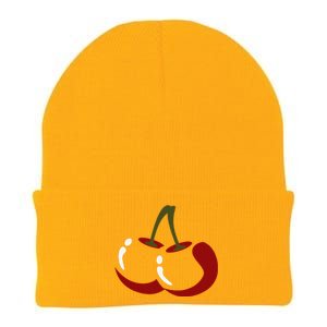 Big Cherry Costume Cute Easy Vegetable Halloween Gift Knit Cap Winter Beanie