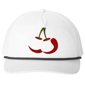 Big Cherry Costume Cute Easy Vegetable Halloween Gift Snapback Five-Panel Rope Hat