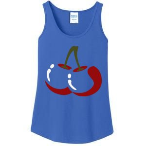 Big Cherry Costume Cute Easy Vegetable Halloween Gift Ladies Essential Tank