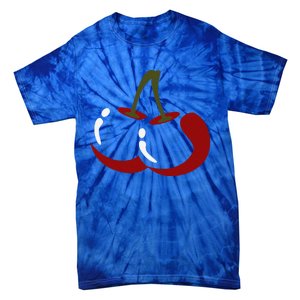 Big Cherry Costume Cute Easy Vegetable Halloween Gift Tie-Dye T-Shirt