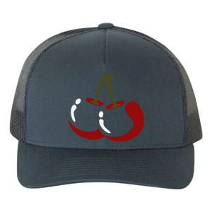 Big Cherry Costume Cute Easy Vegetable Halloween Gift Yupoong Adult 5-Panel Trucker Hat