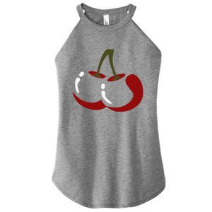 Big Cherry Costume Cute Easy Vegetable Halloween Gift Women's Perfect Tri Rocker Tank