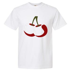 Big Cherry Costume Cute Easy Vegetable Halloween Gift Garment-Dyed Heavyweight T-Shirt