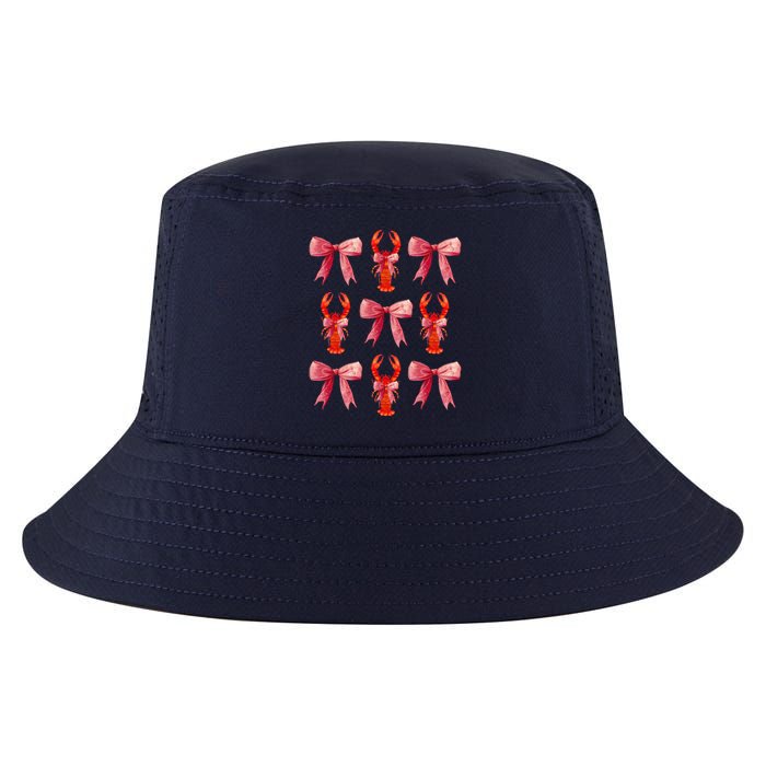 Bow Cute Coquette Crawfish Cool Comfort Performance Bucket Hat