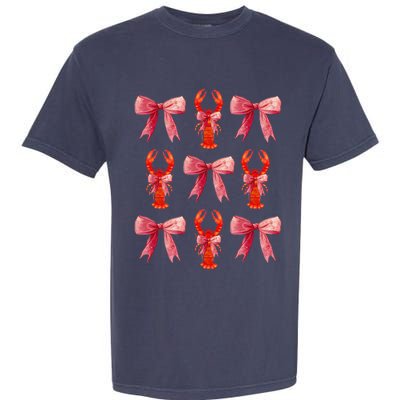 Bow Cute Coquette Crawfish Garment-Dyed Heavyweight T-Shirt