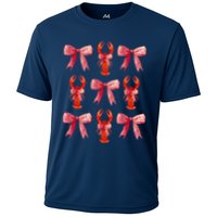 Bow Cute Coquette Crawfish Cooling Performance Crew T-Shirt