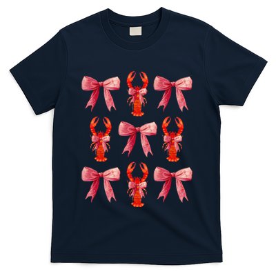 Bow Cute Coquette Crawfish T-Shirt