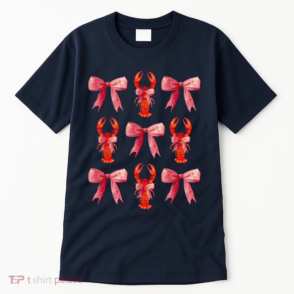 Bow Cute Coquette Crawfish Tall T-Shirt