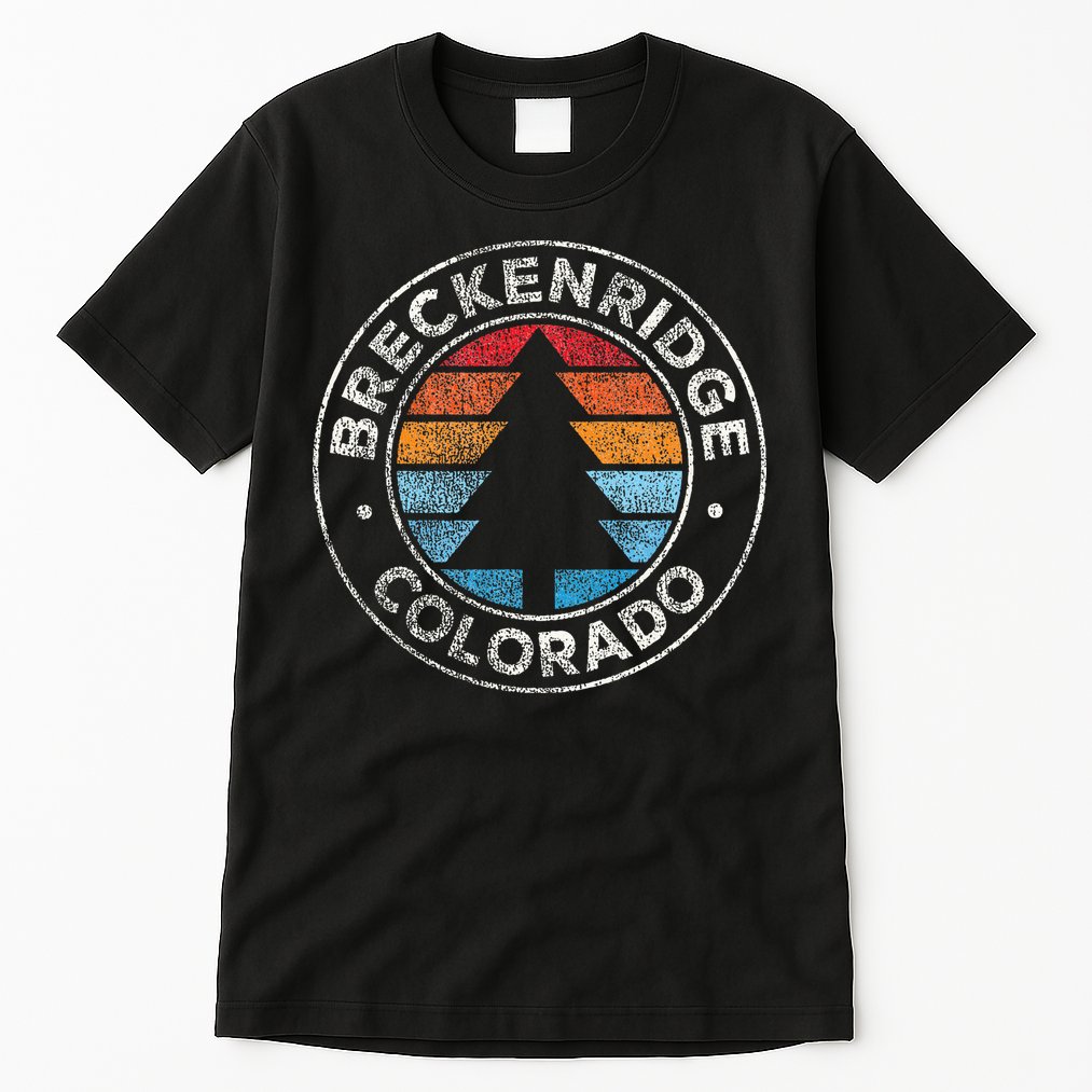 Breckenridge Colorado Co Vintage Tall T-Shirt