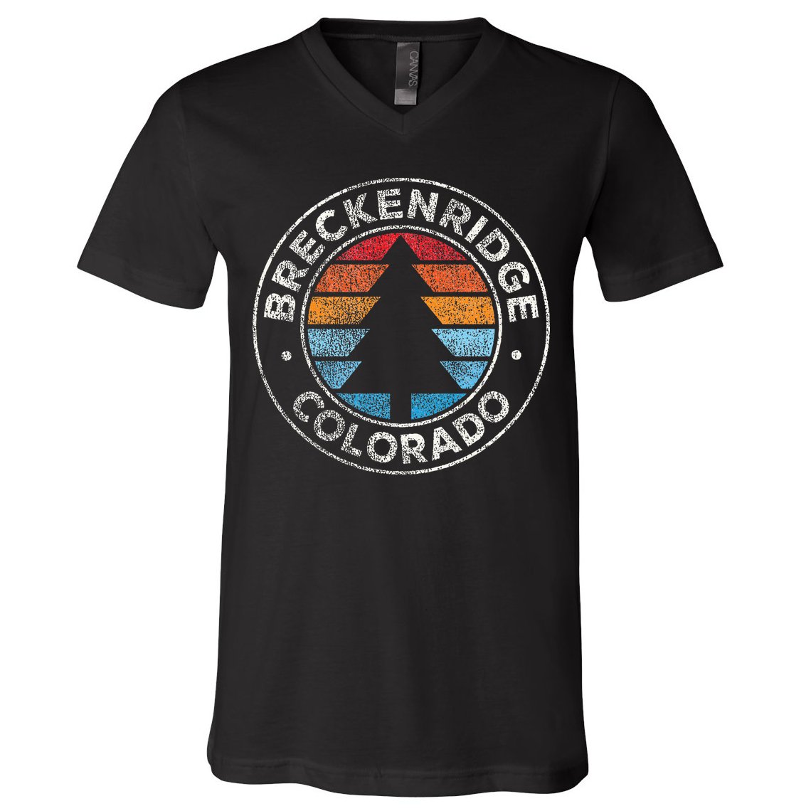 Breckenridge Colorado Co Vintage V-Neck T-Shirt