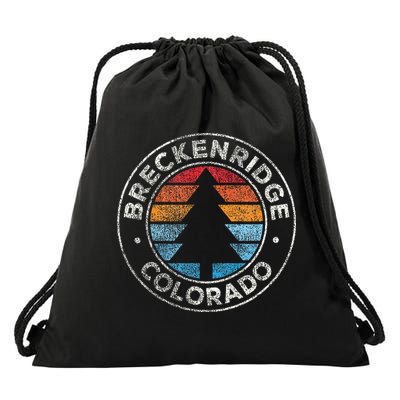 Breckenridge Colorado Co Vintage Drawstring Bag