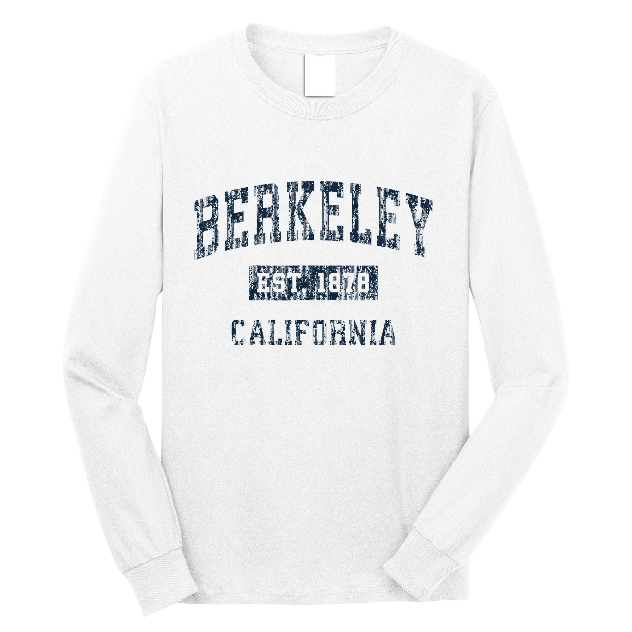Berkeley California Ca Vintage Sports Design Print Long Sleeve Shirt