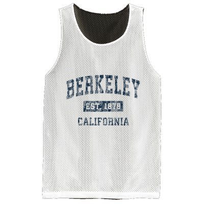 Berkeley California Ca Vintage Sports Design Print Mesh Reversible Basketball Jersey Tank