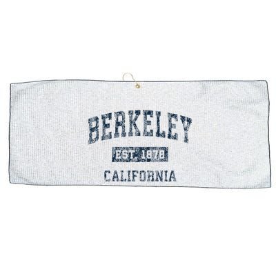 Berkeley California Ca Vintage Sports Design Print Large Microfiber Waffle Golf Towel