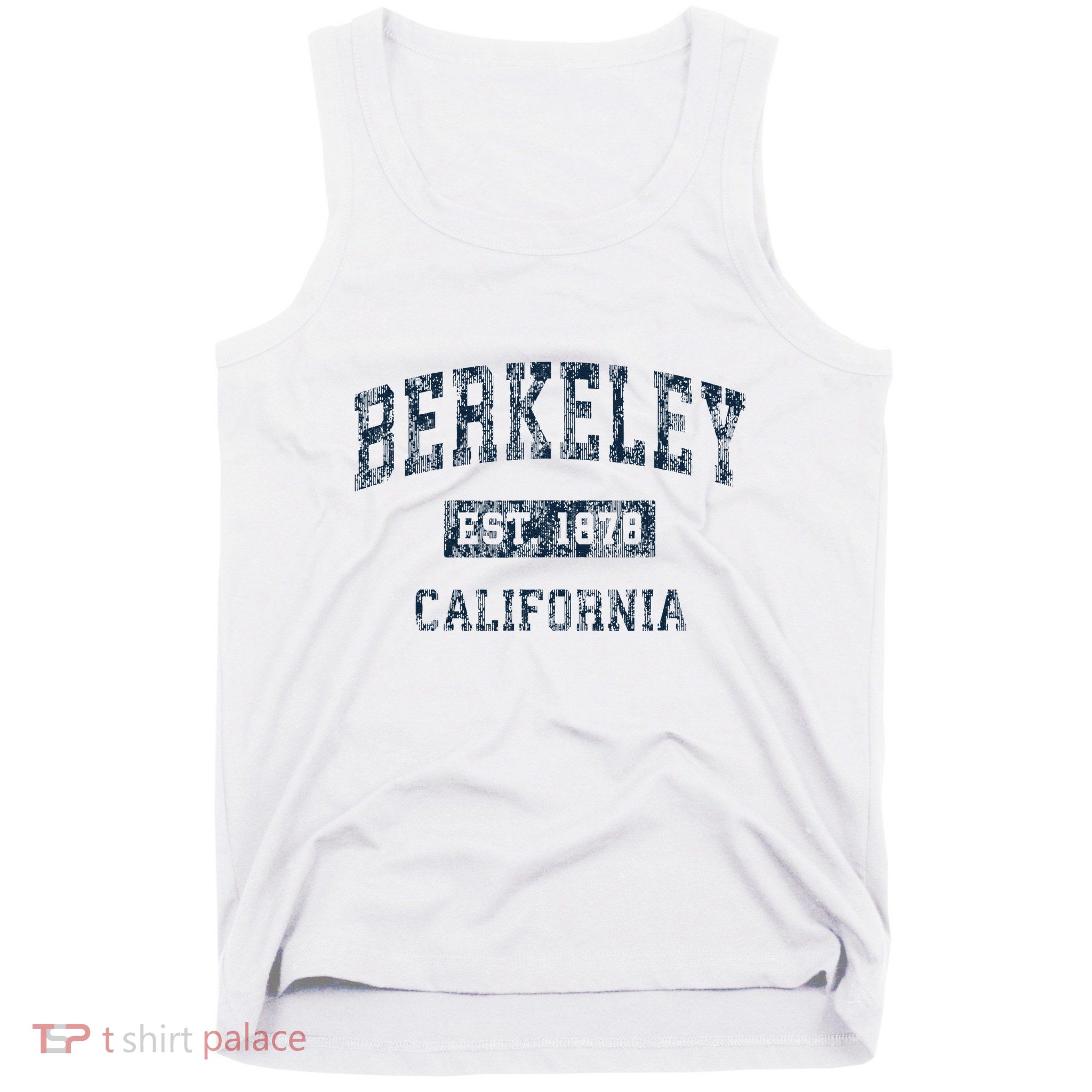 Berkeley California Ca Vintage Sports Design Print Tank Top