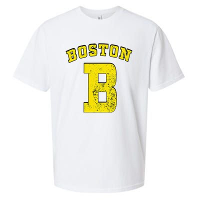 Boston City College Massachusetts State Sueded Cloud Jersey T-Shirt