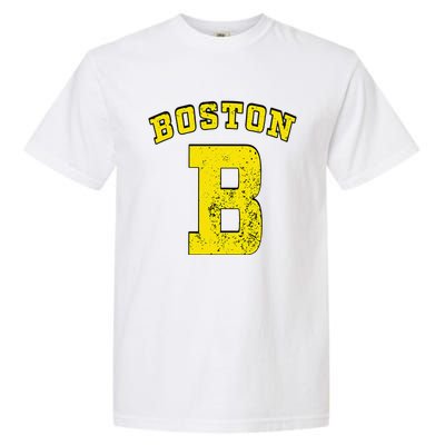 Boston City College Massachusetts State Garment-Dyed Heavyweight T-Shirt