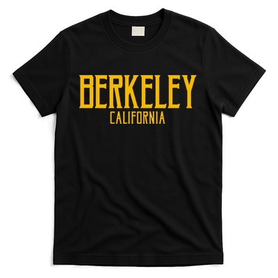 Berkeley California CA Vintage Text Amber Print T-Shirt