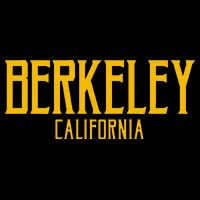 Berkeley California CA Vintage Text Amber Print Premium T-Shirt
