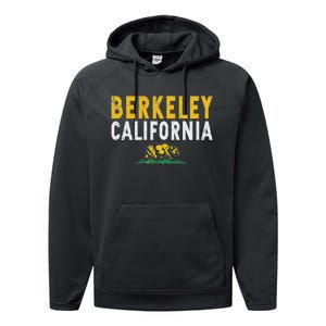 Berkeley California Ca Performance Fleece Hoodie