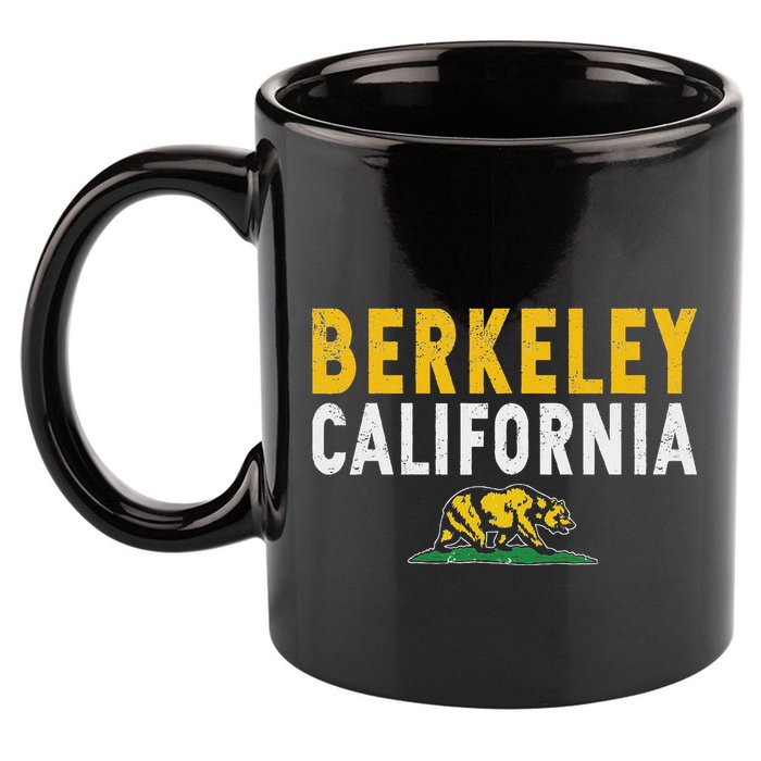 Berkeley California Ca 11oz C Handle Ceramic Mug