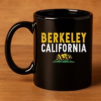 Berkeley California Ca 11oz C Handle Ceramic Mug