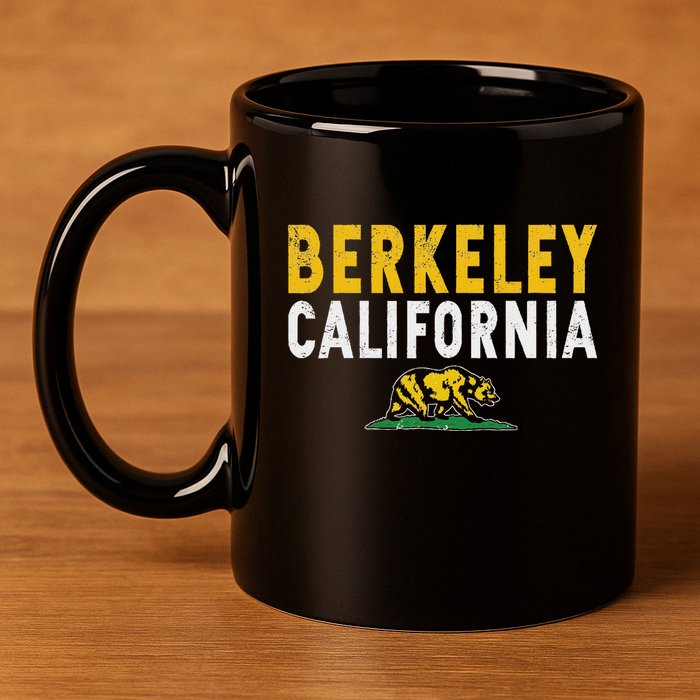 Berkeley California Ca 11oz C Handle Ceramic Mug